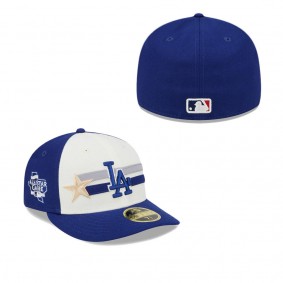 Men's Los Angeles Dodgers Cream Royal 2024 MLB All-Star Game Workout Low Profile 59FIFTY Fitted Hat