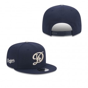 Men's Los Angeles Dodgers Navy 2024 City Connect 9FIFTY Snapback Hat