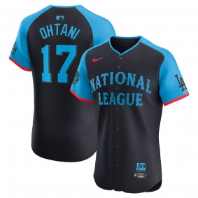 Men's National League Shohei Ohtani Navy 2024 MLB All-Star Game Elite Player Jersey